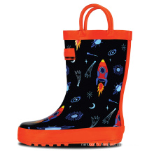 Bottes de pluie Angleterre Bottes de pluie d&#39;oiseau en acier PVC Bottes de pluie pour enfants